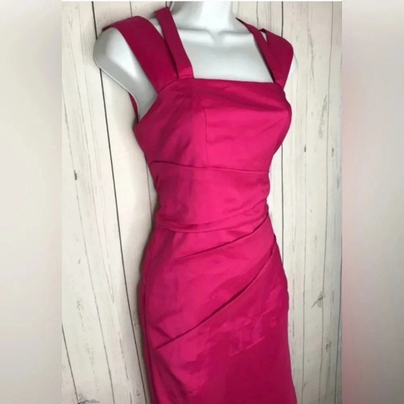 Express rouched strappy sexy midi dress - Picture 3 of 14